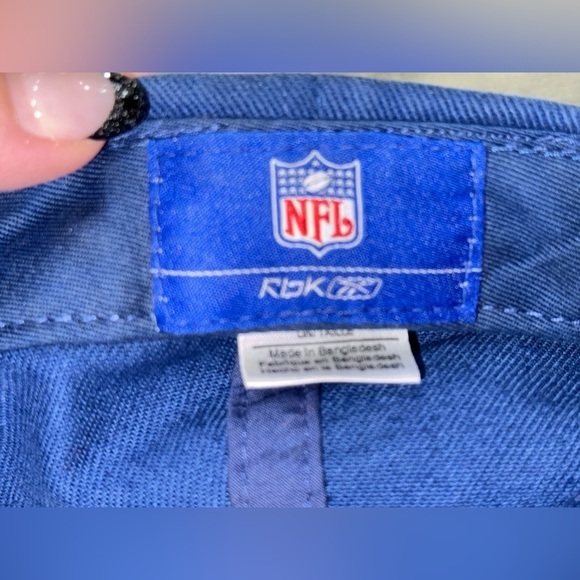 Indianapolis Colts Reebok NFL Team Adjustable Ball Hat Cap Football Cap OSFM - Picture 5 of 7